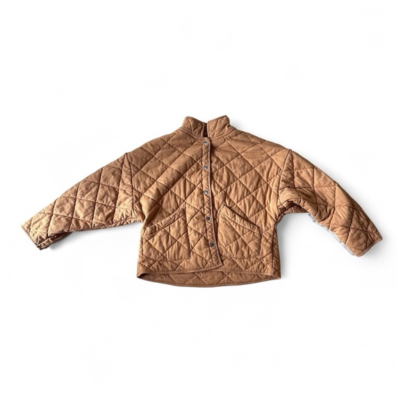 Z Supply Maya Camel Quilted Women's Jacket XS - Picture 4 of 8